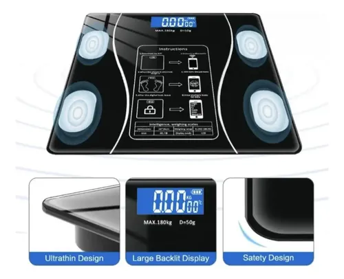 Balanza Inteligente Baño Personal Corporal Personas 180kg