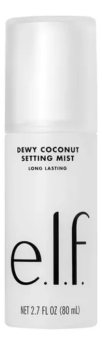 Spray Fijador De Maquillaje E.l.f. Dewy Coconut Con Té Verde