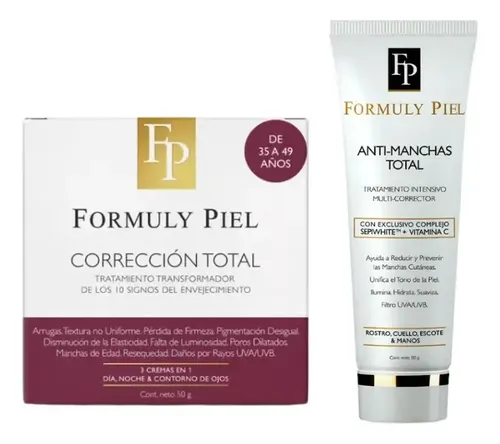 Kit Skincare Formuly Piel Corrección Total + Anti Manchas