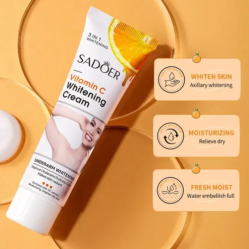 Crema Aclaradora Sadoer Vitamina C Para Axilas Neutra