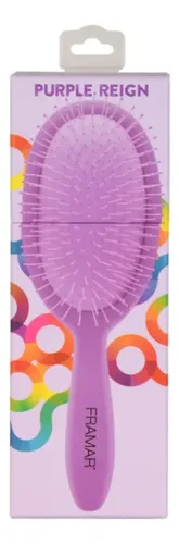 Cepillo Desenredante Framar para Cabello Grueso y Fino PURPLE REIGN