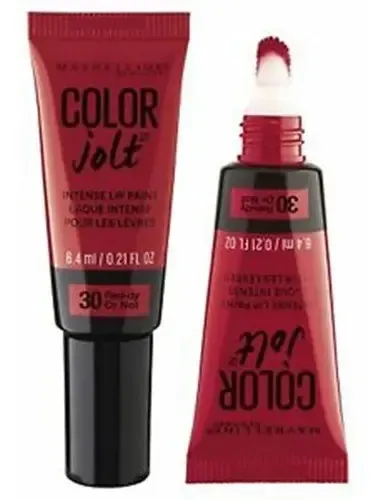 Labial Liquido Color Maybelline Color Jolt Intense Lip Paint Color 30 Red-dy Or Not