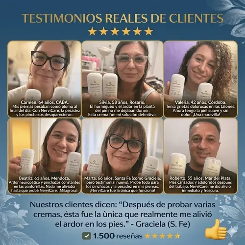X3 Crema Pies Nervicare Alivio Ardor Hormigueo Dolor