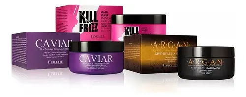 Mascara Capilar Caviar Hidro-nutritiva Fidelite X1000g X3uni