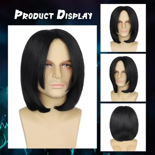 Peluca De Disfraz De Mago Wallden Hair Para Hombre, Larga, N