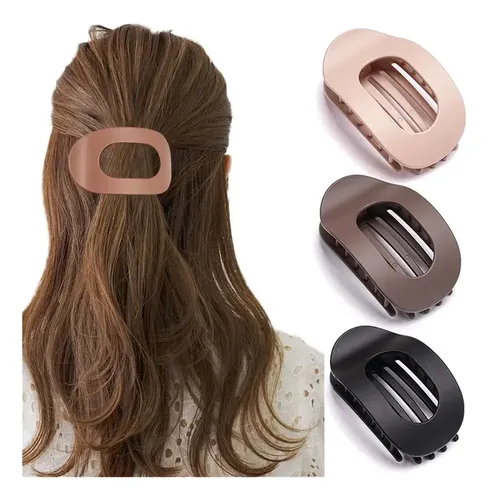 Gwps 4 Pinzas Planas Para Cabello Mujer