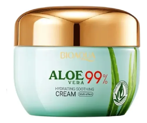 Crema Facial Aloe Vera 99% Hidratante Suavizante Bioaqua