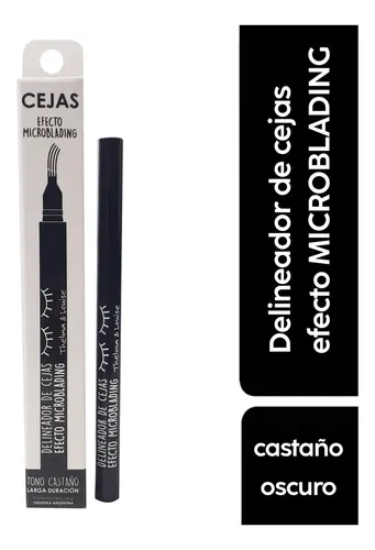 Delineador De Cejas Microblanding Thelma & Louise Castaño Oscuro