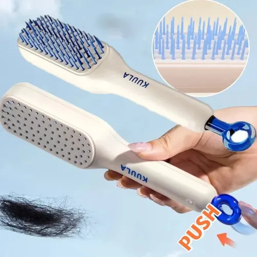 Peine Retractil Cabello Antiestatico Desenredante Premium