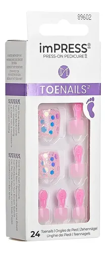 Uñas Impress Pies – Brave Hearts Color Rosa