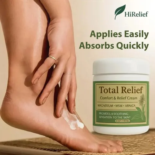 Crema De Magnesio Hirelief Total Relief Con Msm Y Árnica.