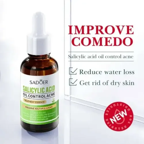 Sadoer Sérum Facial Ácido Salicílico Control Acné Piel Grasa 30ml