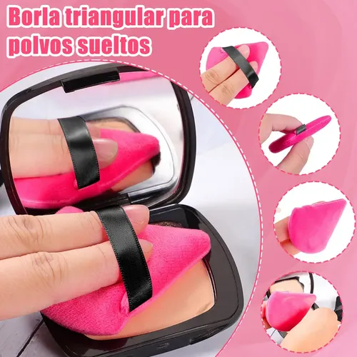 Kit Of 12 Triangular Makeup Sponges Powder Beauty Blender