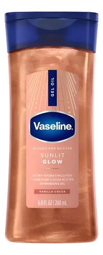 Vaseline Aceite Corporal Brillante Vanilla Cocoa Sunlit Glow