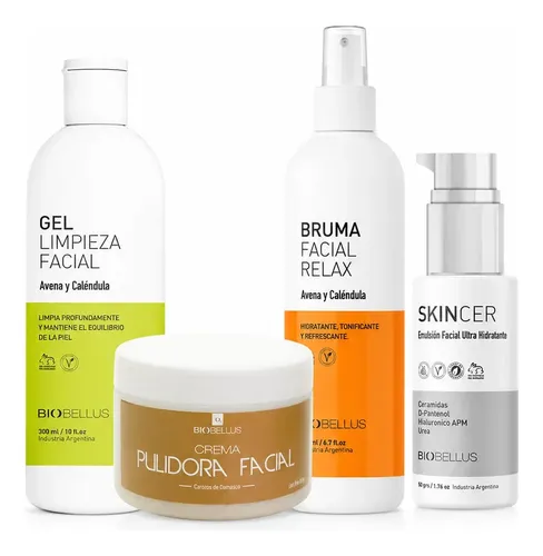 Kit Biobellus Rutina Facial Exfoliante