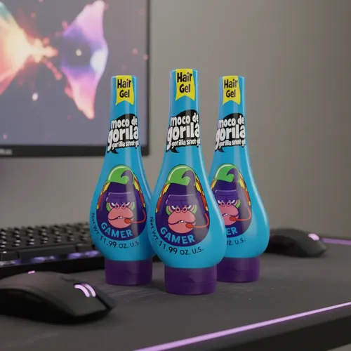 Pack3 Gel Moco De Gorila Gamer Fijación Duradera Reactivable