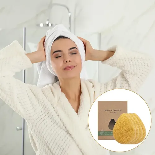 Esponja Konjac Sourceton St-4 Amarilla Para Rostro