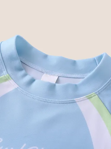 Set De Baño Niño 3 Piezas Rashguard Gorra