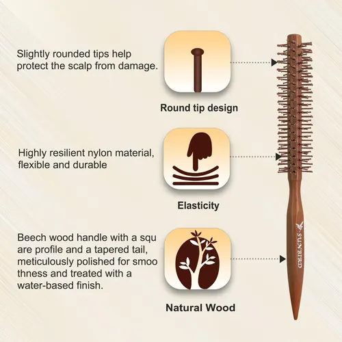 Cepillo Sunbird Small Round 1 Para Cabello Corto