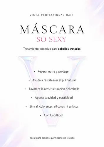 Mascara Capilar Victa So Sexy 250g Castigados Y Teñidos