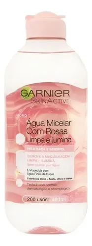 Agua Micelar De Rosas Garnier Skin Active Facial 400ml