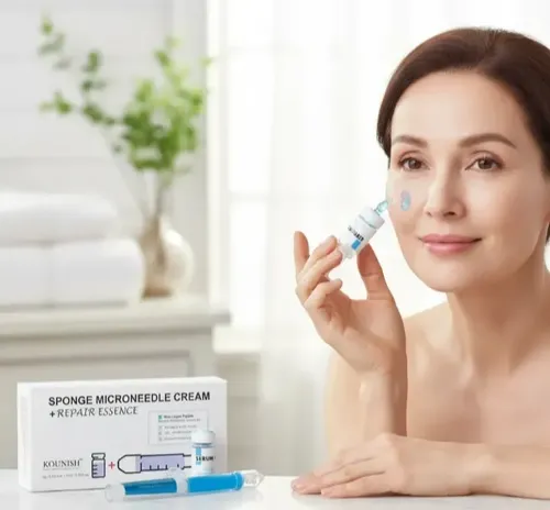 Kit Crema Microagujas Kounish Serum Reparador Antiedad