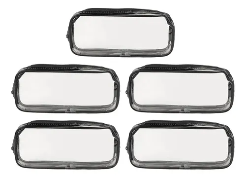 Hjq Neceser Transparente Para Maquillaje, Cosméticos Y Aseo,
