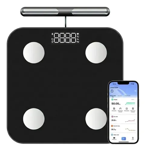 Balanza Corporal Inteligente 8 Electrodos Con 40+ Métricas