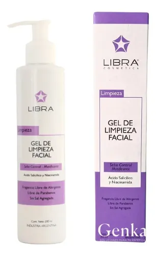 Gel Limpieza Libra 200ml Piel Grasa Control Sebo Y Brillo Grasa Día/noche