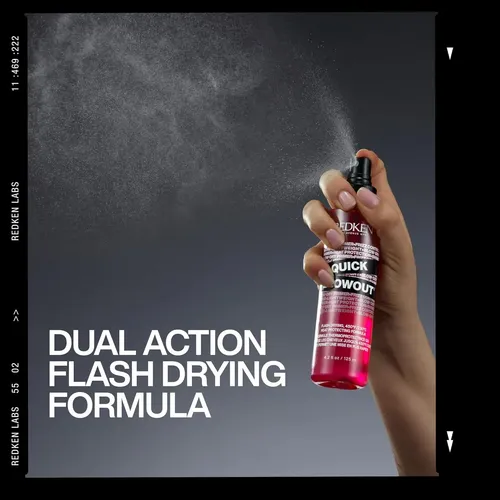 Redken Quick Blowout Spray Protect. Calor 450f Cabello Fino