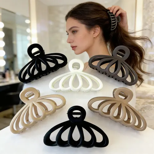Pack 6 Broches Pinzas Ganchos Para Pelo Cabello Importados