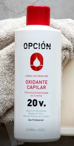 Oxidante Capilar 20 Vol En Crema Estabilizada Opcion X 900ml 20 Volúmenes
