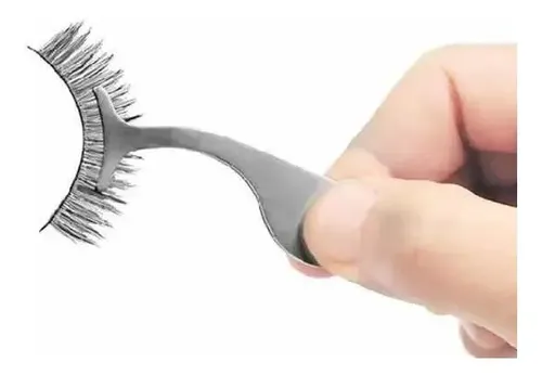 Pinza Colocadora Aplicador De Pestañas Postizas Acero