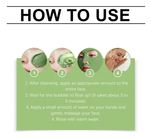 Mascarilla Facial En Espuma, Limpia En Profundidad, Hidrata,