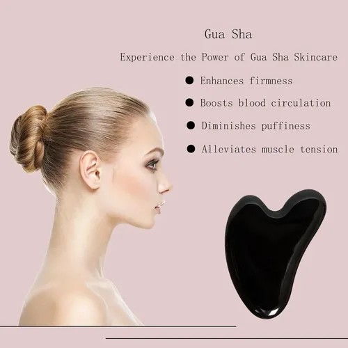 Herramienta De Masaje Gua Sha Yamhoho De Cuarzo Rosa 40g
