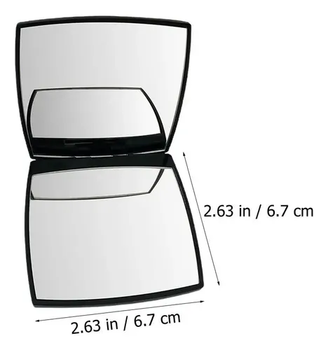 Espejo De Maquillaje Compacto De Doble Cara Espejo De Mano P