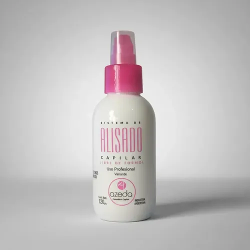Alisado Capilar Azeda Cabello Sin Formol Liso Lacio X120ml