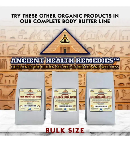 Manteca De Mango Ancient Health Remedies Orgánica Sin Refina