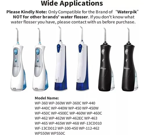 Cargador De 2 Clavijas Para Irrigador Bucal Waterpik Dyuanxl