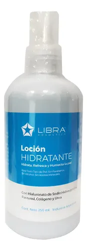 Locion Tonica Hidratante Refresca Humecta X 250 Ml Libra