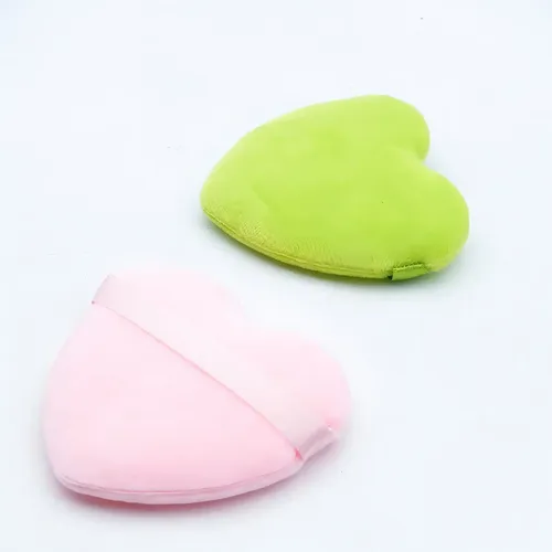 Esponja Aplicador Cosmético Doble Algodón Maquillaje Pack X4 Color A elección Tamaño de la esponja Mediana
