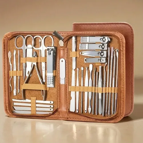 Kit Cortaúñas Portátil Manicura Pedicura