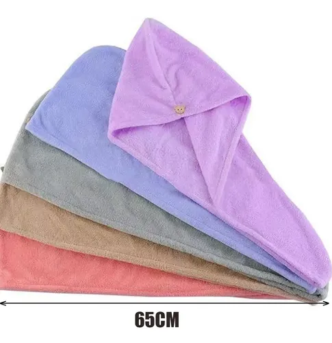 A Toalla De 5 Gorras, Turbante, De Secado Rápido For El L