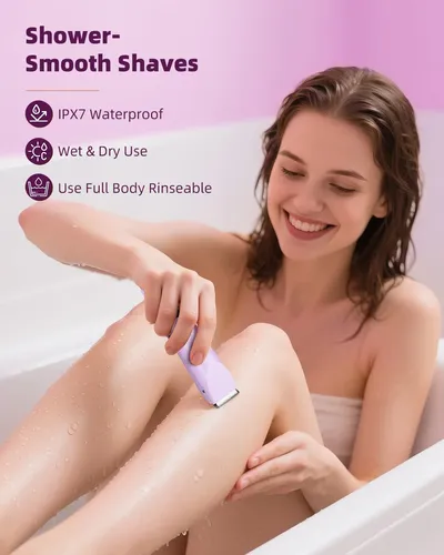 Afeitadora Eléctrica Qlwq, Recortadora De Bikini Impermeable