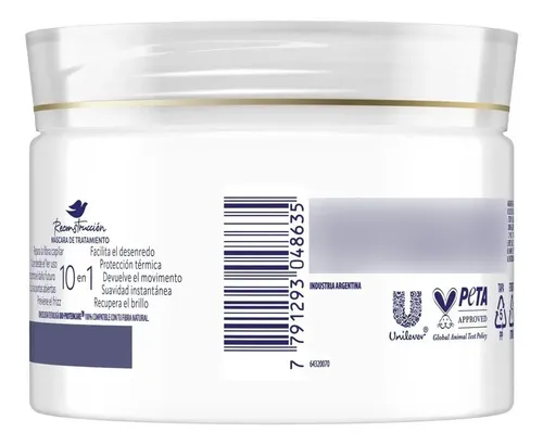 Máscara De Tratamiento Dove Reconstrucción Completa X 300 G