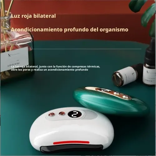 *compresa Caliente De Masaje Eléctrico Bianstone Gua Sha%