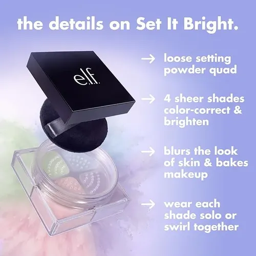 E.l.f. Set It Bright Powder Quad