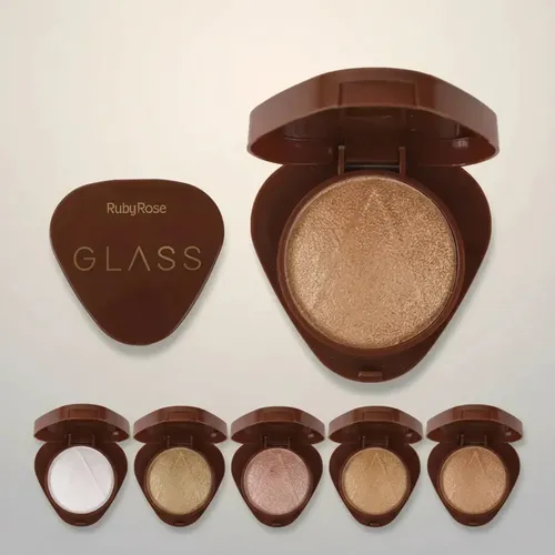 Iluminador Compacto Satinado Alta Pigmentacion Ruby Rose Bh05