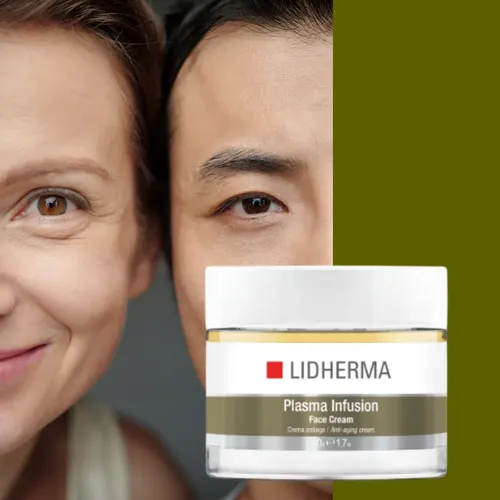 Crema Facial Antiarrugas Lidherma Plasma Infusion 55g Normal