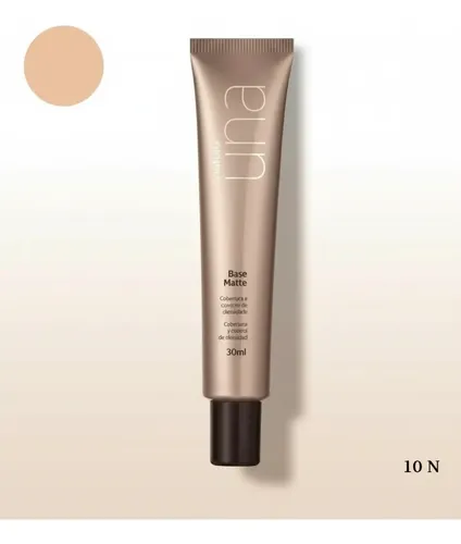 Natura Una Base Matte Cobertura Control Oleosidad Fps15